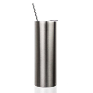 Cana termica pentru sublimare metal (otel 304) "Tumbler" cu tub metalic (590 ml). Photo 2